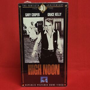 High Noon Gary Cooper Grace Kelly VHS Neu Versiegelt
