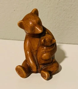 Vintage Bär & Jungtier Figur - nummeriertes Stück - Bild 1 von 1