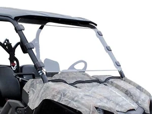 SuperATV Heavy Duty Scratch Resistant Full Windshield for Yamaha Viking / VI - Picture 1 of 8