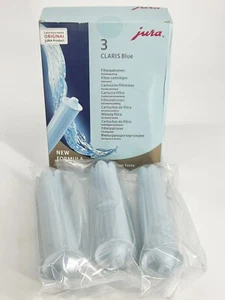 Paquete de 3 cartuchos de filtro de agua originales Jura Claris azul 71312 - Imagen 1 de 1