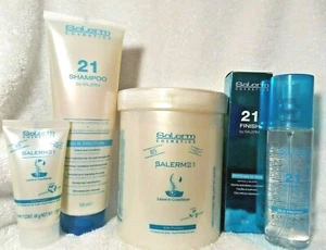 Salerm 21 B5 Silk Protein Acondicionador sin enjuague-1000 ml + Champú y spray de acabado - Imagen 1 de 2