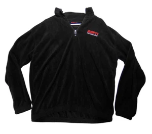 Vintage ESPN The Magazine Fleece 1/4 Zip Pullover Men XL Sweater 90s 2000s Y2K - Picture 1 of 7