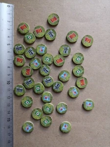 FLAGS TOKENS LOT /HOGS OF WAR G853 - Imagen 1 de 1