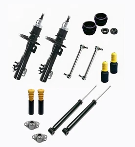 4 Stoßdämpfer Gas Domlager Puffer Stabi Serie vorn hinten für Seat Ibiza 6J 6P - Bild 1 von 8