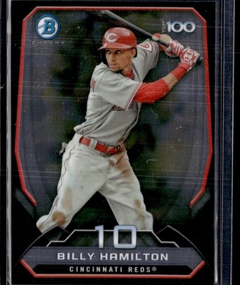 Billy Hamilton 2014 Bowman Top 100 Prospects RC Cincinnati Reds #BTP-10 Foto 1 de 2