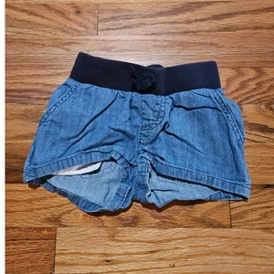 Place Blue Cotton Shorts with Stretchy Waist Band Size XS (4) Girl - Picture 1 of 9