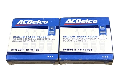 2 x 4 = 8 pcs ACDelco 19459511 41-168 Iridium Spark Plugs New in Box - Image 1 of 4