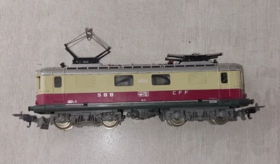 Ancienne locomotive électrique, SBB - CFF Suisse 10050, Lima, en HO - Photo 1/4