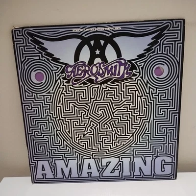 Aerosmith Amazing 12" Purple Vinyl Limited Edition Single FREE UK P+P  VG+/VG+ - Image 1 of 4