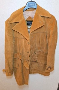 Vintage 70’s Towncraft JC Penney Velvet/Cord Belted Bush Jacket Size 38 - Bild 1 von 3