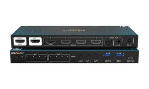 Conmutador de matriz BZBGEAR 4x2 8K UHD HDMI 2.1/descalado automático/desincrustación de audio - Imagen 1 de 10
