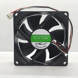 Cooling Fan DA08025B12UR for YM 12V 0.50A 6W 4800 RPM 3pin 80*80*25mm - Afbeelding 1 van 3