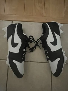 Botines de fútbol Nike Air Jordan 1 Low TD Panda negros blancos para hombre 16 FJ6245-100 - Imagen 1 de 5