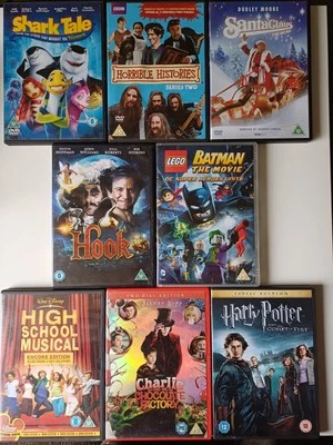 8x Childrens / Family DVD Bundle - Charlie & Chocolate, Hook Etc (135) - Image 1 of 4
