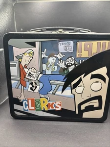CLERKS ANIMATED - JAY & SILENT BOB LUNCHBOX - GRAPHITTI DESIGNS VINTAGE 2001 - Picture 1 of 7