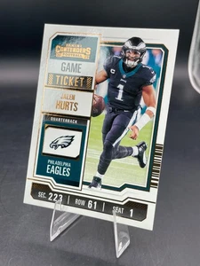 2023 Panini Contenders JALEN HURTS BRONZE Game Ticket PARALLEL #81 Eagles - Picture 1 of 5