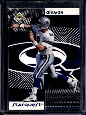 1998 Upper Deck Choice Troy Aikman Shaun Williams StarQuest/RookQuest Blue #SR11 - Image 1 of 2