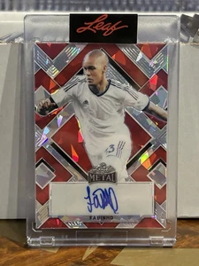 2022 Leaf Metal Red Crystals /3 Fabinho #BA-F1 Auto Liverpool - Bild 1 von 2