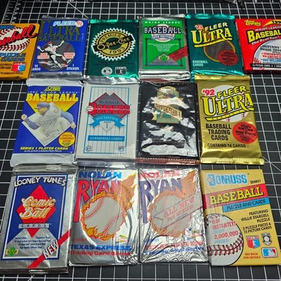 1987-1993 Baseball Card Packs Pick A Pack Volume Discount - Image 1 of 4