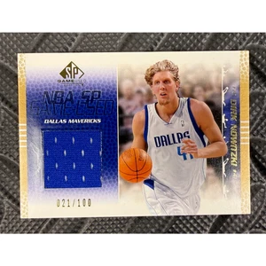 2003-04 Upper Deck SP Game- Used Edition Dirk Nowitzki #16 HOF /100 Mavericks - Picture 1 of 5