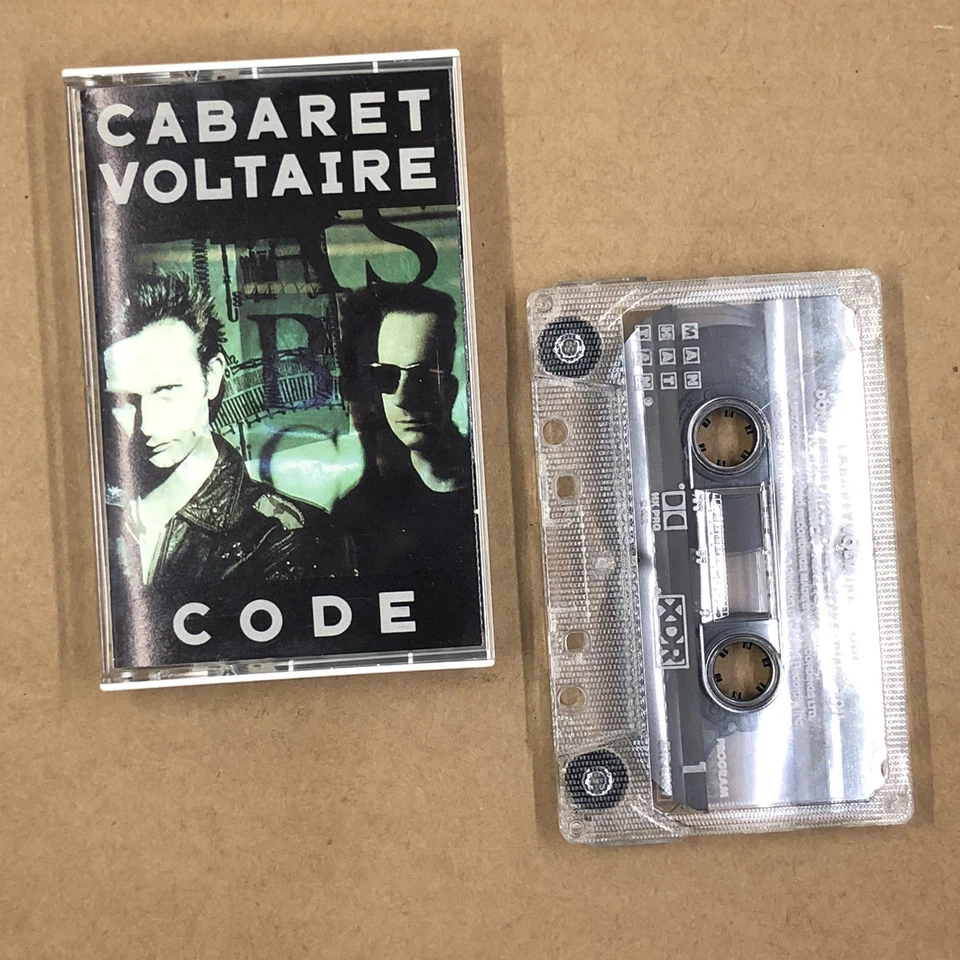CABARET VOLTAIRE Cassette Tape 80s Industrial CODE BILL NELSON ORIGINAL CASE Foto 1 de 4