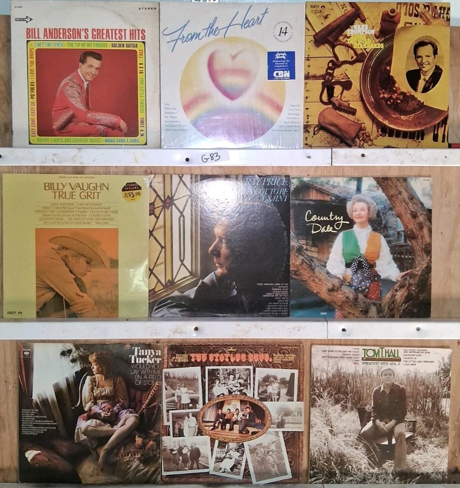 9 Classic Country Albums Lot 83 - Image 1 of 1