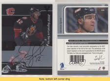 2001-02 ITG Be A Player Signature Series Vault Black Jarome Iginla #005 Auto HOF