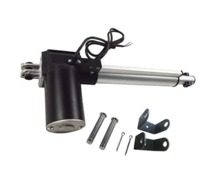 Electric Linear Actuator 12V DC 6000N/1320lbs 600mm/23.6in Stroke with Bracket - Picture 1 of 8