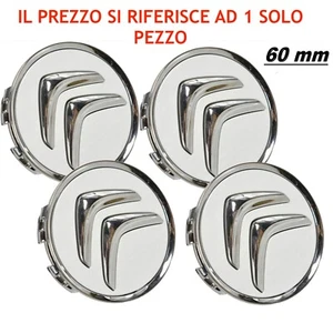 Nabendeckel grau Citroen C3 C4 C5 C6 DS3 DS4 60mm Friese Alufelgen - Bild 1 von 5