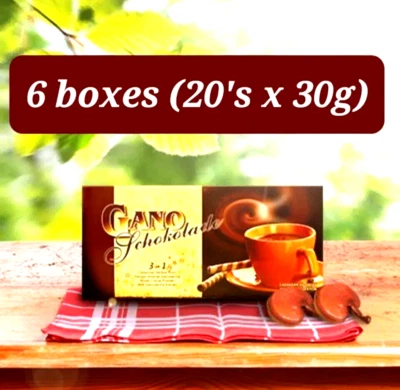 Gano Excel Schokolade Ganoderma Lucidum 6 Boxes (30g x20's)-Shipment by DHL - Image 1 of 4