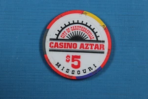 Casino Aztar Caruthersville Missouri $5 Chip - Picture 1 of 2