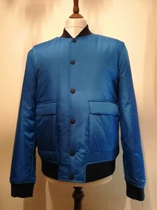 Antony Morato Reversible Bomber Jacket Blue Size uk 38 eu 48 - Picture 1 of 9