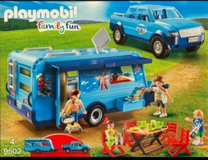 PLAYMOBIL*9502 Family Fun Pick-up Wohnwagen Fun Park Camping / NEU OVP - Bild 1 von 2