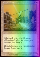 Magic the Gathering MTG Exiled Doomsayer (13) Scourge   LP FOIL