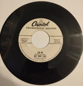 Nat King Cole Capital Promo 45 RPM - ASK ME - NM VINYL - Picture 1 of 3