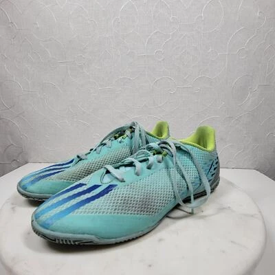 Adidas X Speedportal4 FxG Womens Indoor Soccer Football Cleats 8 Aqua Blue Laces - Image 1 of 4