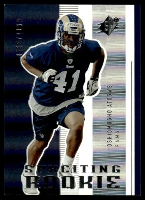 2005 SPX ROOKIE /1199 OSHIOMOGHO ATOGWE Seattle Seahawks #120 - Image 1 of 2