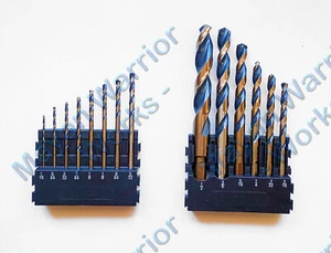 Juego de brocas giratorias HSS recubiertas de negro y oro DEWALT 14 piezas - SIN ESTUCHE INCLUIDO - Imagen 1 de 3