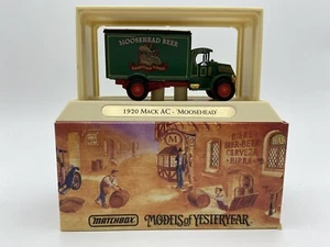 Matchbox Toy Truck 1:43 Scale Great Beers 1920 MACK AC MOOSEHEAD - YGB09 - Picture 1 of 8