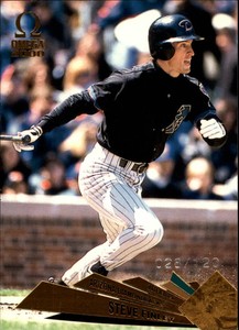 2000 Pacific Omega Gold Arizona Diamondbacks Baseball Card #7 Steve Finley/120