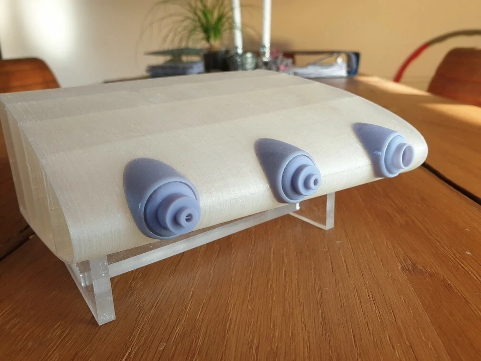 P51 Mustang Gunports Scale 1/5 SLA Print Smooth surface - Bild 1 von 3