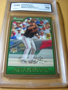 TRAVIS ISHIKAWA GIANTS 2006 BOWMAN GOLD ROOKIE RC # BDP33 GRADO 10 - Foto 1 di 1