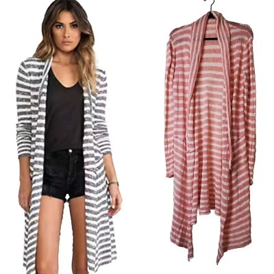 Suéter pequeño para mujer Free People Forget Me Not Long plumero cárdigan rosa algodón Foto 1 de 4