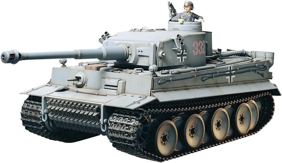 Tamiya 1/16 Radio Control Tank Series No.9 German Heavy  Tiger I  Full Operation - Image 1 of 4