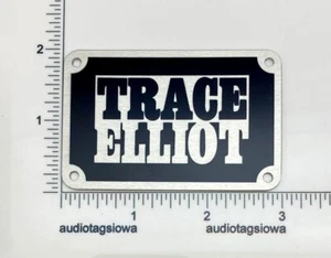 Trace Elliot Amplifier Badge Thick Aluminum Custom Made Replica - Picture 1 of 5