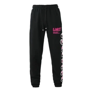 LOST KOMPLICACY "MITT" SCHWARZ/PINK SWEATPANTS - Bild 1 von 1