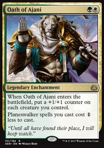 MTG OATH OF AJANI FOIL EXC - GIURAMENTO DI AJANI - AER - MAGIC - Picture 1 of 1