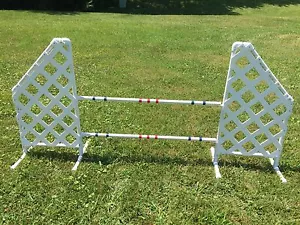 Hund Agility Ausrüstung Flügelsprung - schräg Stil - KOSTENLOSER US-Versand! - Bild 1 von 6