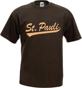 Camisa estampada en crema ST. PAULI, marrón - Imagen 1 de 1