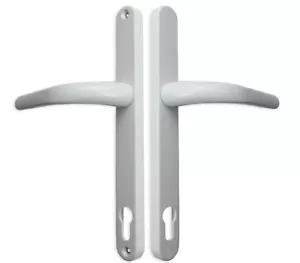 Millenco Upvc Door Handle White 117mm 236mm Fixings - Picture 1 of 4